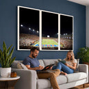 SMU Mustangs Football Team Print - Dallas Gerald J. Ford