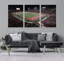 Houston Cougars Football Team Print - Houston TDECU Stadium