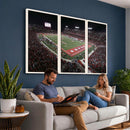 Houston Cougars Football Team Print - Houston TDECU Stadium