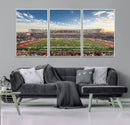 Framed Houston Cougars Football Team Print - Houston TDECU by MyGreatCanvas | Canvas Wall Art Prints | Photo Prints & Wall Decor