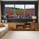 Virginia Cavaliers Football Team Print - Charlottesville Scott Stadium Print Wall Art Canvas by MyGreatCanvas | Canvas Wall Art Prints | Photo Prints & Wall Decor