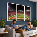 Wisconsin Badgers Football Team Print Canvas- Madison Camp