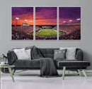 East Carolina University Pirates Football Print Canvas-
