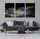 Duke University Blue Devils Football Print Canvas - Durham