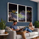 Duke University Blue Devils Football Print Canvas - Durham