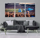 University of Kansas Jayhawks Football Team Art Print - by MyGreatCanvas | Canvas Wall Art Prints | Photo Prints & Wall Decor