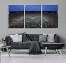 University of Michigan Wolverines Football Team Print - Ann by MyGreatCanvas | Canvas Wall Art Prints | Photo Prints & Wall Decor
