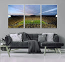 Michigan Stadium Wall Art Canvas Print, Vibrant Game Day by MyGreatCanvas | Canvas Wall Art Prints | Photo Prints & Wall Decor