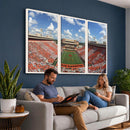 Oklahoma State Cowboys Football Team Print - Stillwater