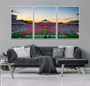 NC State Wolfpack Football Team Print Wall Art - Raleigh