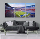 Buffalo Bills Football Team Print Canvas - Buffalo Highmark by MyGreatCanvas | Canvas Wall Art Prints | Photo Prints & Wall Decor