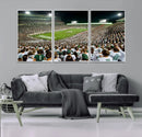 Michigan State Spartans Football Canvas Print - East Lansing