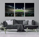 Framed Michigan State Spartans Football Team Print - East