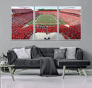 Rutgers Scarlet Knights Football Team Print - Piscataway SHI by MyGreatCanvas | Canvas Wall Art Prints | Photo Prints & Wall Decor