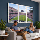 TCU Horned Frogs Football Team Print - Fort Worth Amon G.