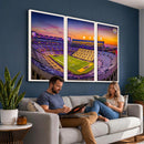The Louisiana State University Tigers Football Team Print -