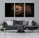 Wild Grizzly 399 Bear Canvas Wall Art Print, Bear Animal by MyGreatCanvas | Canvas Wall Art Prints | Photo Prints & Wall Decor