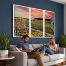 University of Wyoming Cowboys Football Team Print - Laramie