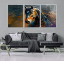 Abstract Horse Wall Art Canvas Print | Farmhouse Wall Decor by MyGreatCanvas | Canvas Wall Art Prints | Photo Prints & Wall Decor