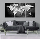 World Map Wall Art Canvas Print – Framed Wall Art for by MyGreatCanvas | Canvas Wall Art Prints | Photo Prints & Wall Decor