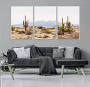 Desert Cactus Canvas Wall Art – Serene Southwestern Arizona by MyGreatCanvas | Canvas Wall Art Prints | Photo Prints & Wall Decor