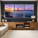 Golden Gate Bridge Wall Art Canvas Print – Framed San by MyGreatCanvas | Canvas Wall Art Prints | Photo Prints & Wall Decor