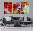 Red Leaves Autumn Forest Wall Art Canvas, Red Leaves Autumn by MyGreatCanvas | Canvas Wall Art Prints | Photo Prints & Wall Decor