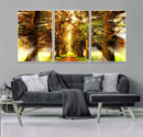 Sunshine in Forest and Trees Wall Art Canvas Print by MyGreatCanvas | Canvas Wall Art Prints | Photo Prints & Wall Decor