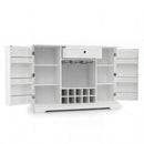 47.2 Inch Sideboard Cabinet with Wine Rack and Storage by DirectDeals
