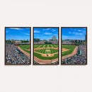 Wrigley Field Baseball Stadium Canvas Wall Art – Packed