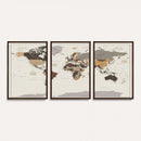 World Map Wall Art Print