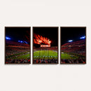 Auburn Stadium Wall Art Canvas Print, College Football Night