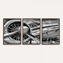 Vintage Antique Airplane Wall Art Canvas Print