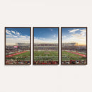 Framed Houston Cougars Football Team Print - Houston TDECU