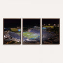 Duke University Blue Devils Football Print Canvas - Durham