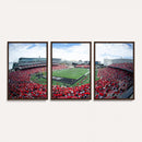 Cincinnati Bearcats Football Team Print - Nippert Stadium Wall Art Canvas Print