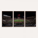 Framed Texas Tech Red Raiders Stadium Canvas, Texas Tech Red