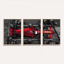 Ferrari Pit Stop Canvas Wall Art – Precision and Speed