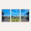 Wrigley Field Chicago Cubs Panoramic Art Multi-Piece Canvas