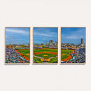 Wrigley Field Chicago Cubs Panoramic Canvas Print –
