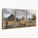 Rustic Autumn Farmhouse Wall Art Canvas Print – Serene