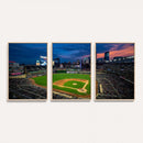 Target Field Wall Art Canvas Print – Baseball Stadium Scene,