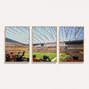 Cleveland Browns Stadium Wall Art Canvas Print – Framed NFL