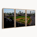 Chicago Cubs Baseball Team Print - Wrigley Field Stadium
