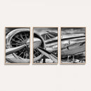 Vintage Antique Airplane Wall Art Canvas Print