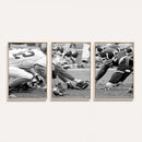 American Football Player Wall Art Canvas Print