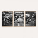 American Football Wall Art Canvas Print Framed Stadium Sport