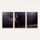 American Football Wall Art Canvas Print, Stadium Sport Wall