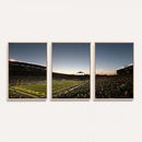 Oregon Ducks Football Team Print - Eugene Autzen Stadium