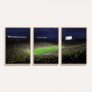 Michigan Wolverines Football Canvas Wall Decor, Football